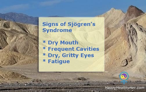Signs of Sjogren's Syndrome