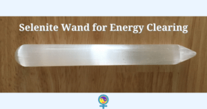 Selenite Wand for Energy Clearing